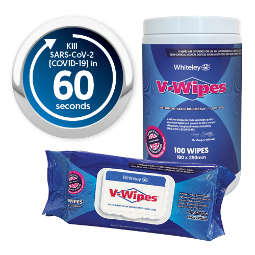 V-Wipes™ Disinfectant Wipes - Whiteley